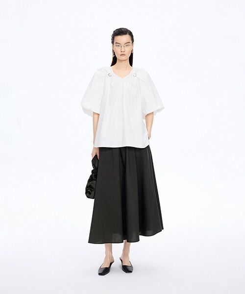 JNBY / ジェーエヌビーワイ シャツ・ブラウス | Relaxed V-neck Shirt | 詳細4