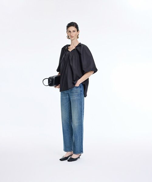 JNBY / ジェーエヌビーワイ シャツ・ブラウス | Relaxed V-neck Shirt | 詳細12