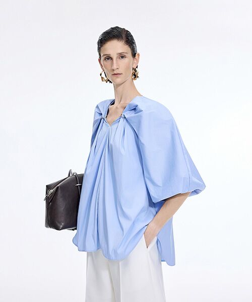 JNBY / ジェーエヌビーワイ シャツ・ブラウス | Relaxed V-neck Shirt | 詳細16