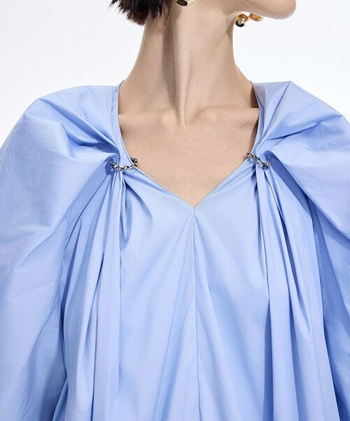 JNBY / ジェーエヌビーワイ シャツ・ブラウス | Relaxed V-neck Shirt | 詳細17