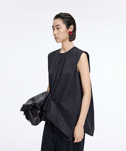 JNBY / ジェーエヌビーワイ シャツ・ブラウス | Sculpted Sleeveless Shirt | 詳細1
