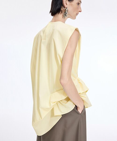 JNBY / ジェーエヌビーワイ シャツ・ブラウス | Sculpted Sleeveless Shirt | 詳細10