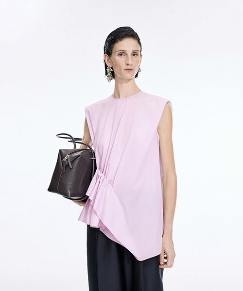 JNBY / ジェーエヌビーワイ シャツ・ブラウス | Sculpted Sleeveless Shirt（PINK）