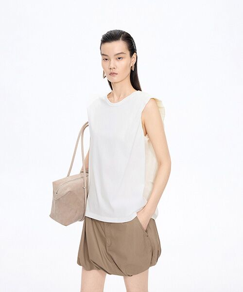 JNBY / ジェーエヌビーワイ シャツ・ブラウス | Minimal Dot Jacquard Top | 詳細1