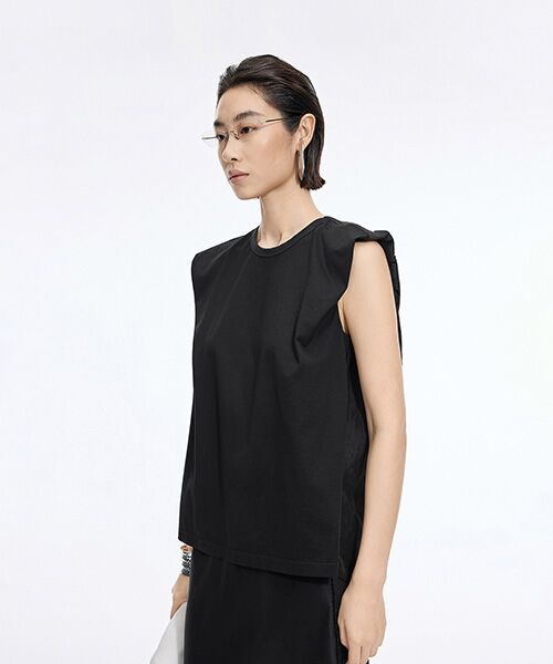 JNBY / ジェーエヌビーワイ シャツ・ブラウス | Minimal Dot Jacquard Top | 詳細14