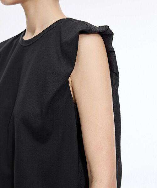 JNBY / ジェーエヌビーワイ シャツ・ブラウス | Minimal Dot Jacquard Top | 詳細15