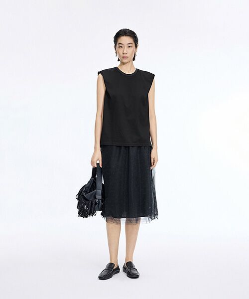 JNBY / ジェーエヌビーワイ シャツ・ブラウス | Minimal Dot Jacquard Top | 詳細20