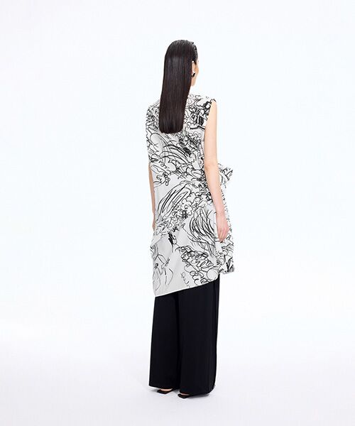 JNBY / ジェーエヌビーワイ ミニ丈・ひざ丈ワンピース | Sculpted Floral Dress | 詳細5