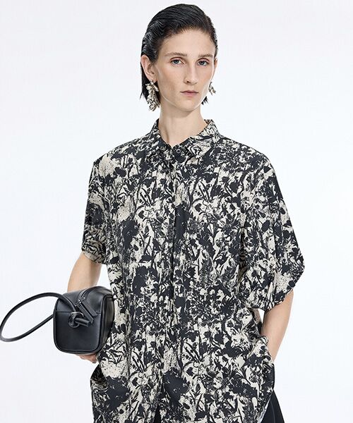 JNBY / ジェーエヌビーワイ シャツ・ブラウス | Botanical Print Relax Shirt | 詳細4