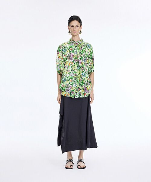 JNBY / ジェーエヌビーワイ シャツ・ブラウス | Botanical Print Relax Shirt | 詳細10