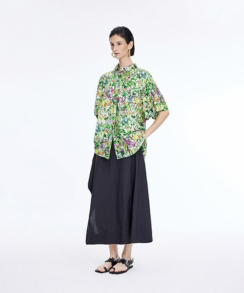JNBY / ジェーエヌビーワイ シャツ・ブラウス | Botanical Print Relax Shirt | 詳細11