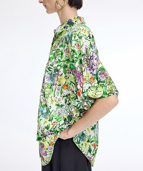 JNBY / ジェーエヌビーワイ シャツ・ブラウス | Botanical Print Relax Shirt | 詳細15