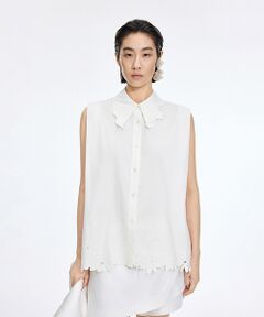 JNBY / ジェーエヌビーワイ シャツ・ブラウス | Floral Cutwork Poplin Shirt