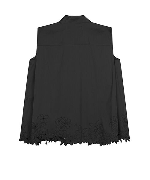 JNBY / ジェーエヌビーワイ シャツ・ブラウス | Floral Cutwork Poplin Shirt | 詳細10