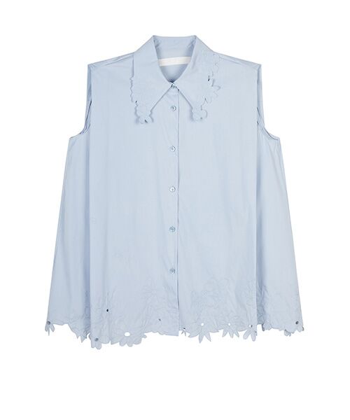 JNBY / ジェーエヌビーワイ シャツ・ブラウス | Floral Cutwork Poplin Shirt | 詳細18