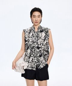 JNBY / ジェーエヌビーワイ シャツ・ブラウス | Botanical Print Sleeveless Shirt