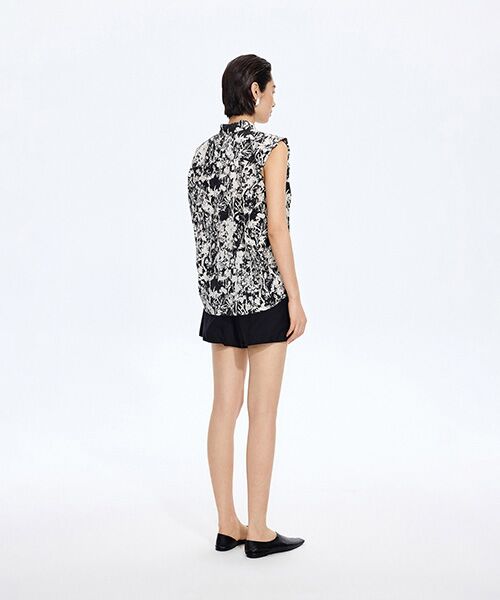 JNBY / ジェーエヌビーワイ シャツ・ブラウス | Botanical Print Sleeveless Shirt | 詳細3