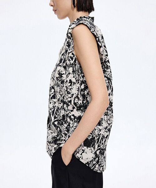 JNBY / ジェーエヌビーワイ シャツ・ブラウス | Botanical Print Sleeveless Shirt | 詳細5