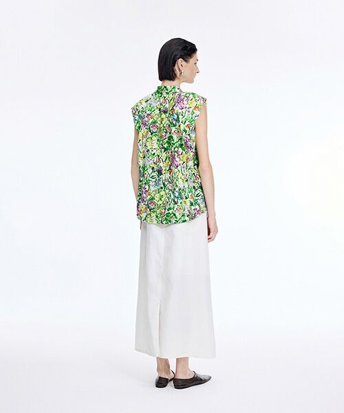 JNBY / ジェーエヌビーワイ シャツ・ブラウス | Botanical Print Sleeveless Shirt | 詳細12
