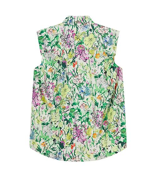 JNBY / ジェーエヌビーワイ シャツ・ブラウス | Botanical Print Sleeveless Shirt | 詳細17