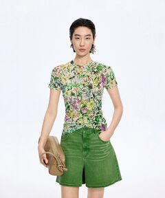 JNBY / ジェーエヌビーワイ Tシャツ | Floral Second-Skin Top