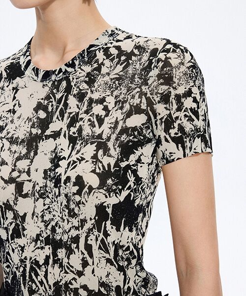 JNBY / ジェーエヌビーワイ Tシャツ | Floral Second-Skin Top | 詳細5