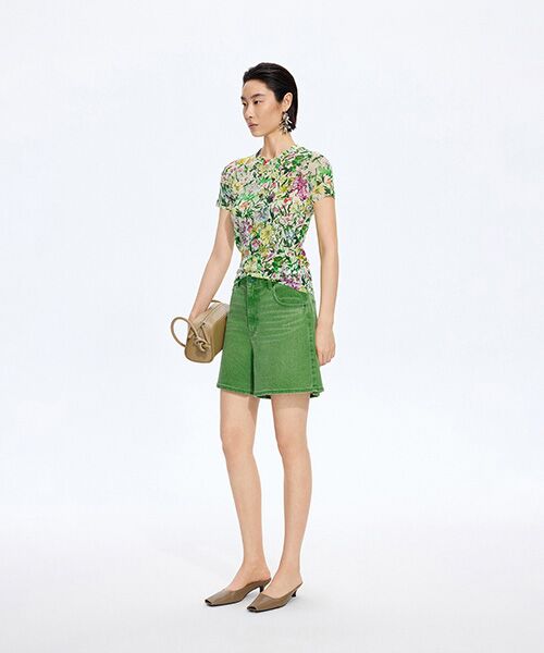 JNBY / ジェーエヌビーワイ Tシャツ | Floral Second-Skin Top | 詳細10