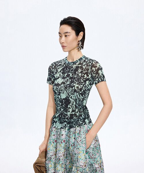 JNBY / ジェーエヌビーワイ Tシャツ | Floral Second-Skin Top | 詳細20