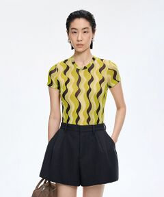 JNBY / ジェーエヌビーワイ Tシャツ | Pop Stripe Second-Skin Top