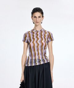 JNBY / ジェーエヌビーワイ Tシャツ | Pop Stripe Second-Skin Top