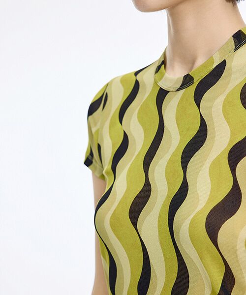 JNBY / ジェーエヌビーワイ Tシャツ | Pop Stripe Second-Skin Top | 詳細6