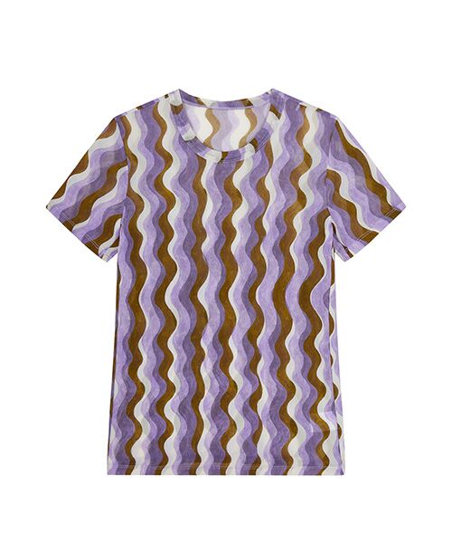 JNBY / ジェーエヌビーワイ Tシャツ | Pop Stripe Second-Skin Top | 詳細19