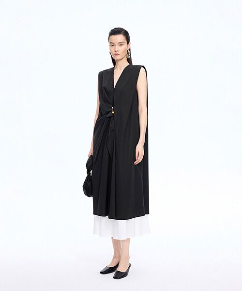 JNBY / ジェーエヌビーワイ ロング・マキシ丈ワンピース | Asymmetric Volume Dress | 詳細1