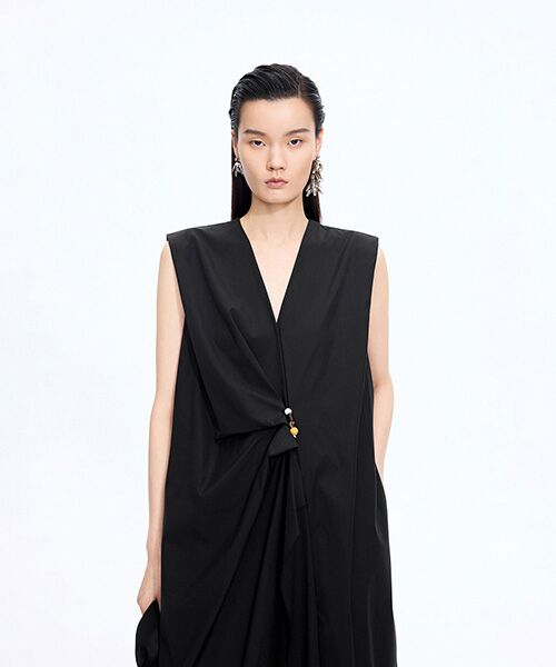 JNBY / ジェーエヌビーワイ ロング・マキシ丈ワンピース | Asymmetric Volume Dress | 詳細3