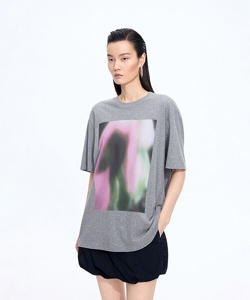 JNBY / ジェーエヌビーワイ Tシャツ | Blur Floral T-shirt | 詳細8