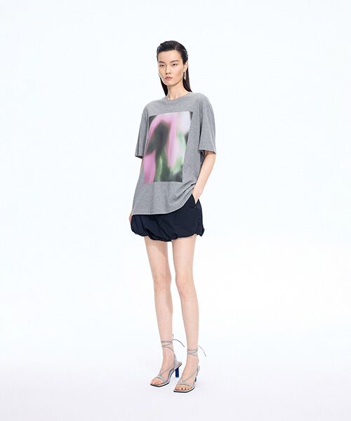 JNBY / ジェーエヌビーワイ Tシャツ | Blur Floral T-shirt | 詳細12