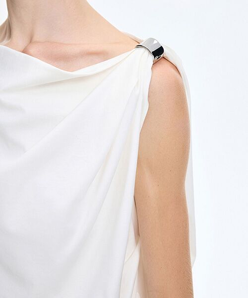 JNBY / ジェーエヌビーワイ シャツ・ブラウス | Draped Sleeveless Top | 詳細2