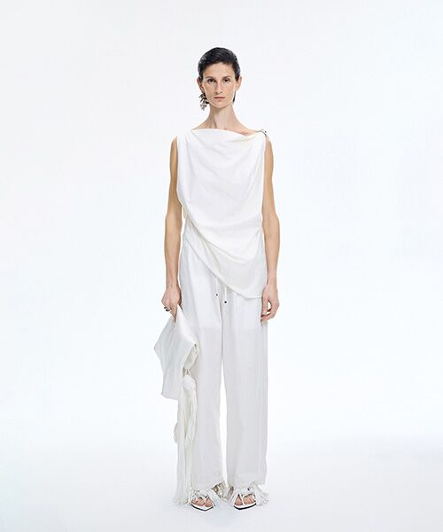 JNBY / ジェーエヌビーワイ シャツ・ブラウス | Draped Sleeveless Top | 詳細3