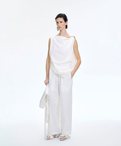 JNBY / ジェーエヌビーワイ シャツ・ブラウス | Draped Sleeveless Top | 詳細4