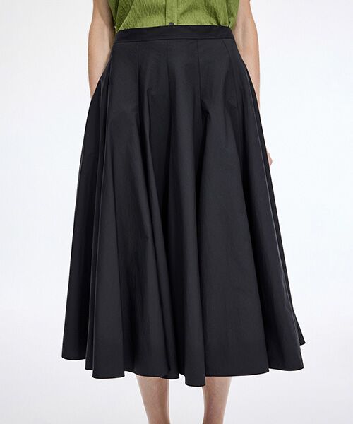 JNBY / ジェーエヌビーワイ ロング・マキシ丈スカート | A-Line Twill Midi Skirt | 詳細18
