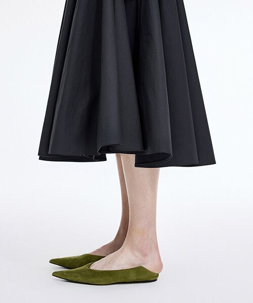 JNBY / ジェーエヌビーワイ ロング・マキシ丈スカート | A-Line Twill Midi Skirt | 詳細19
