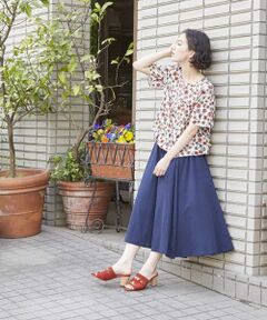 Jocomomola / ホコモモラ サンダル | FLOWER EMB　フラワー刺繍サンダル