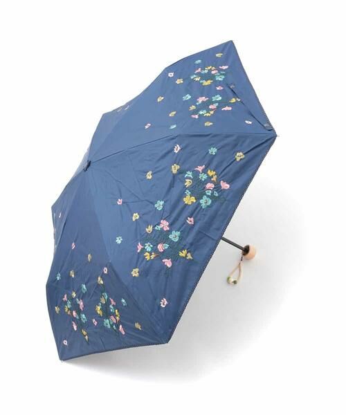 Jocomomola / ホコモモラ 傘 | RITUAL　フラワー刺繍デザイン折りたたみ傘 | 詳細10
