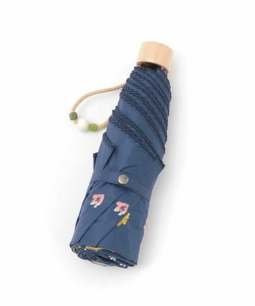 Jocomomola / ホコモモラ 傘 | RITUAL　フラワー刺繍デザイン折りたたみ傘 | 詳細9