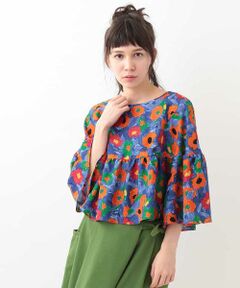 Jocomomola / ホコモモラ シャツ・ブラウス | SORTILEGIO FLOWER　花柄ボリューム ブラウス