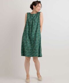Jocomomola / ホコモモラ ロング・マキシ丈ワンピース | Hoja pt　ギャザープリントドレス