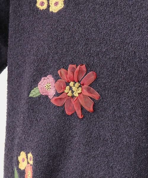 Jocomomola / ホコモモラ ニット・セーター | SORTILEGIO KNIT　リボン刺繍 ボリューム袖プルオーバー | 詳細10