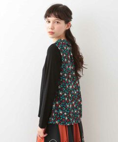 Jocomomola / ホコモモラ ニット・セーター | ABRETE SESAMO　星柄ドッキングプルオーバー