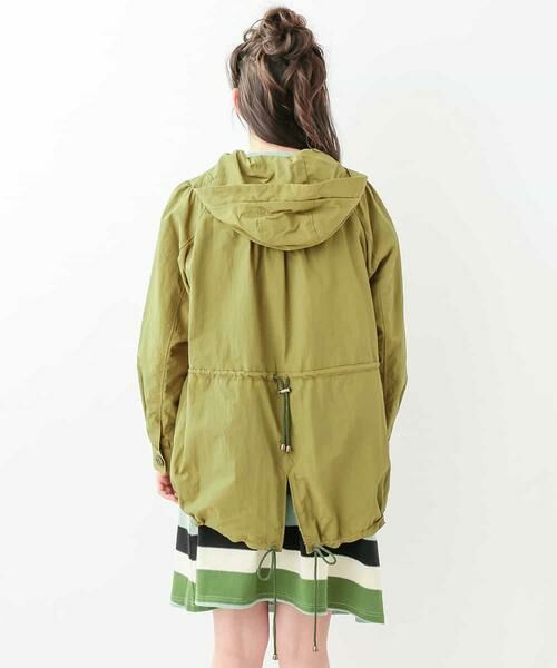 Jocomomola / ホコモモラ その他アウター | Decorte タッサー　Aラインフード付きジャケット | 詳細3