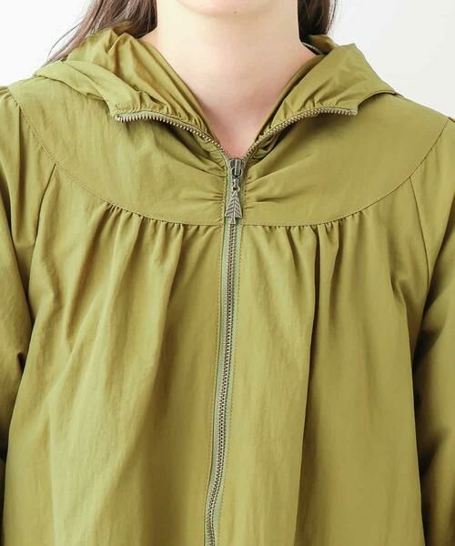 Jocomomola / ホコモモラ その他アウター | Decorte タッサー　Aラインフード付きジャケット | 詳細4